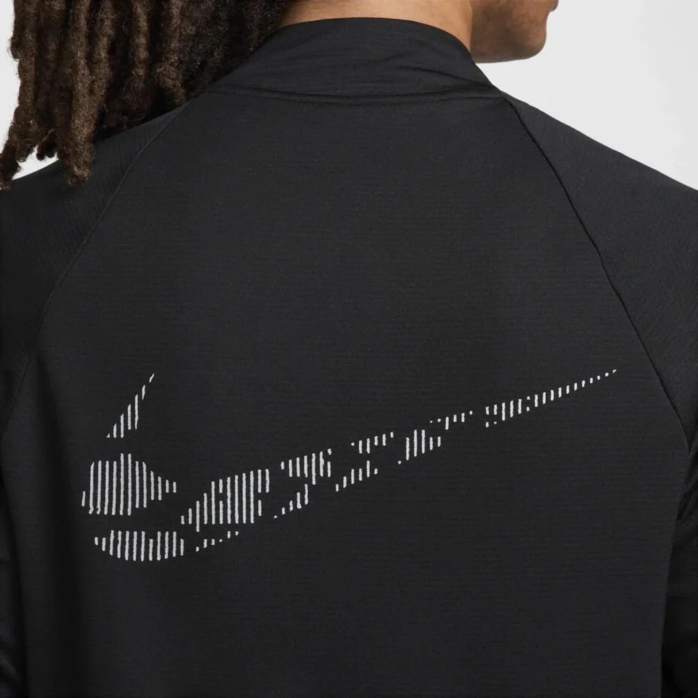 Nike Run Division Men's Dri-FIT 1/2-Zip black Running Top jacket FZ0620-010